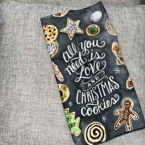 NWT Anthropologie Vacances Dishtowel Holiday Love Cookies Z561 - Picture 3 of 3